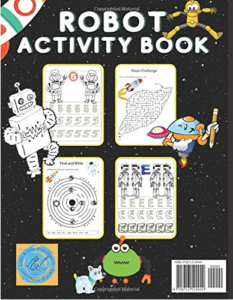 Robot Activity Book Space Edition