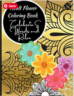 Flower Coloring Book Celebrate the Letter S